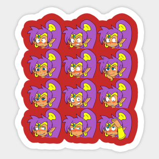 Shantae Expressions Sticker